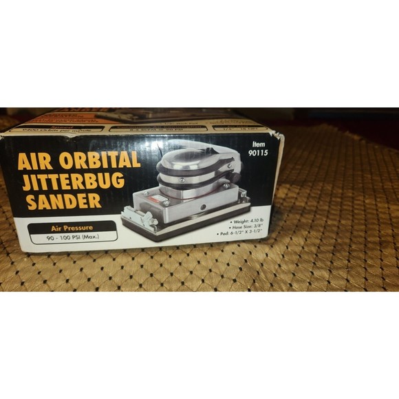 Central Pneumatic Air Orbital Jitterbug Sander 1/2" - Picture 2 of 10